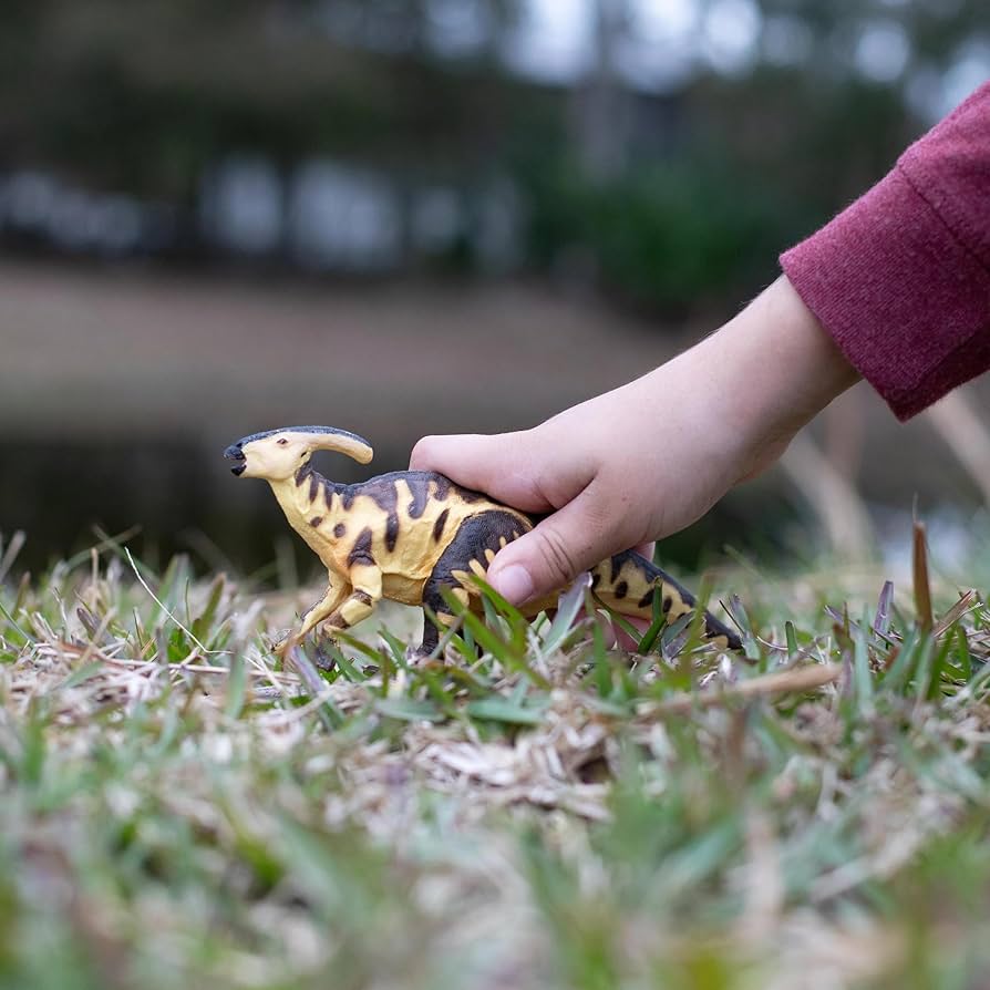 Phallolopus樣專用3種 Parasaurolophus Dinosaur Figure @2000 Made in China 1072-P7